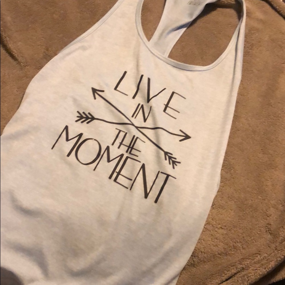 Light blue tank top